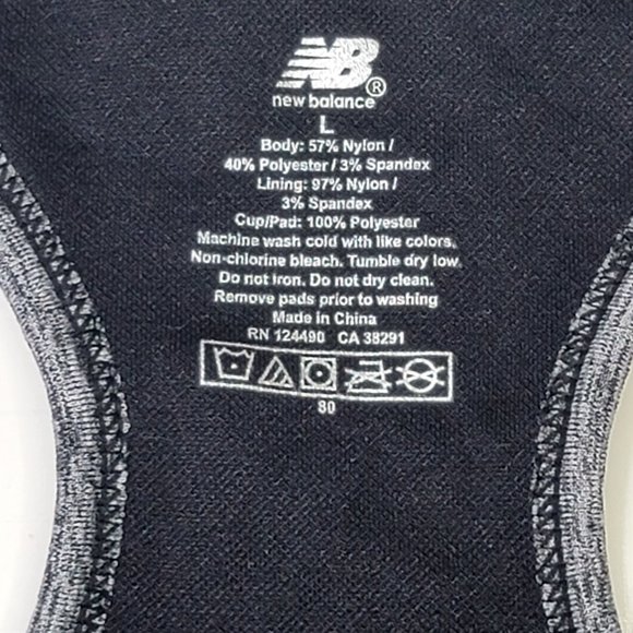 New Balance Sport Bra Size Large - Picture 2 of 6